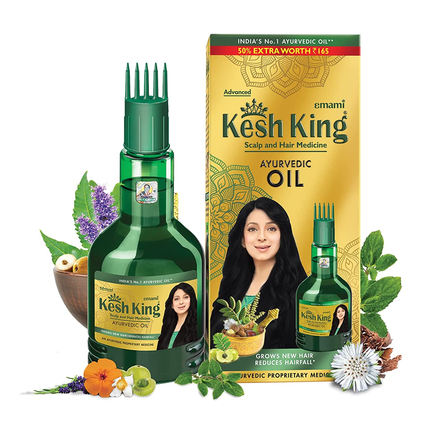 EMAMI KESH KING SCALP & HAIR MEDICINE AYURVEDIC OIL 300 Ml