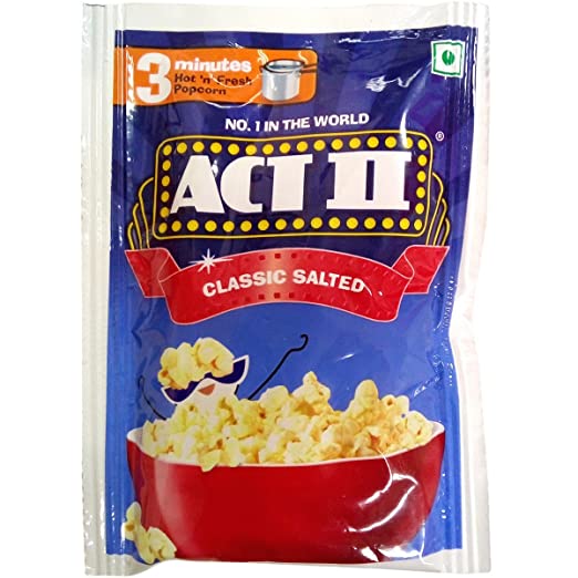 Act II Instant Popcorn - Classic Salted Flavour