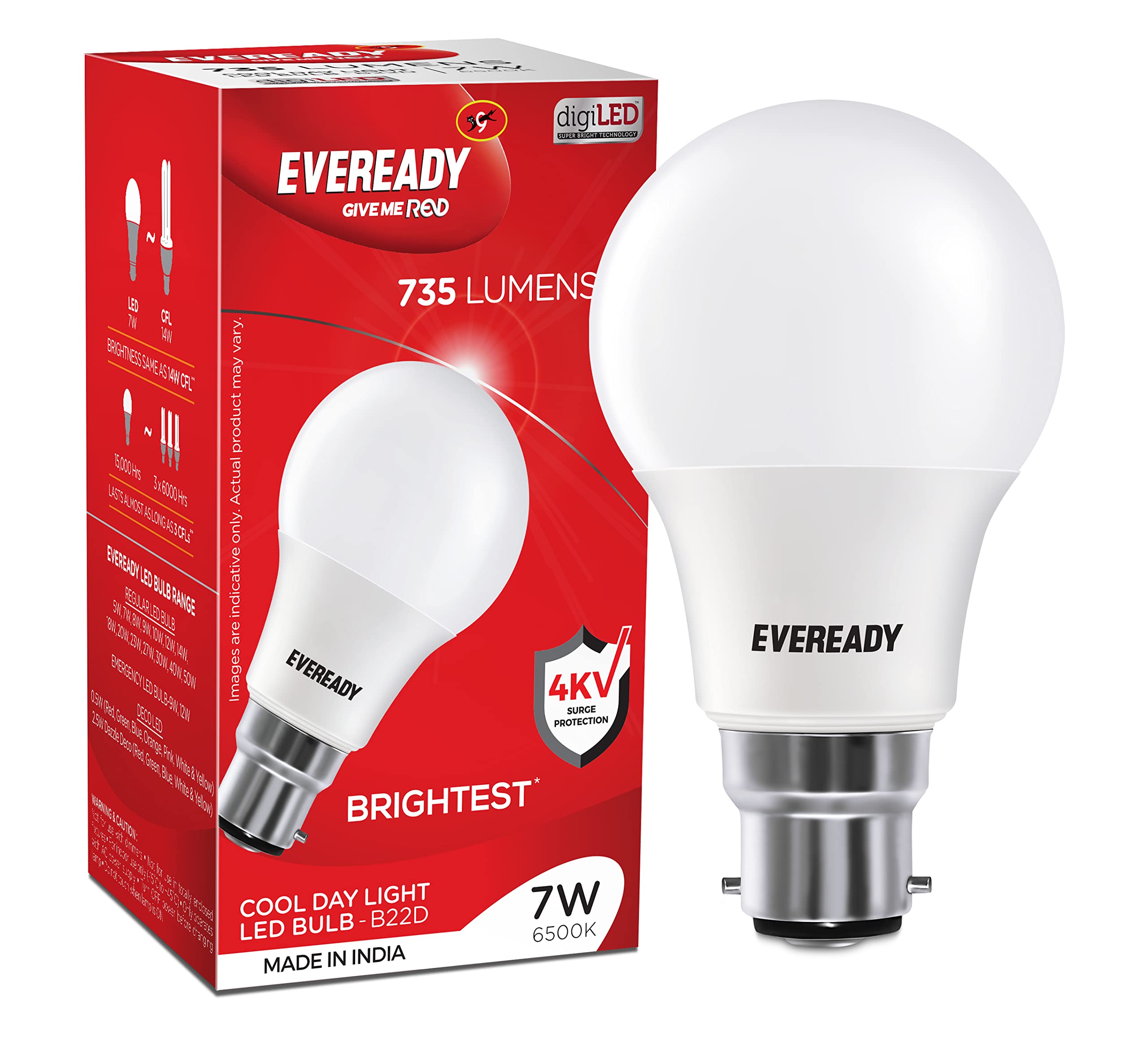 Eveready Led Bulb 7 W